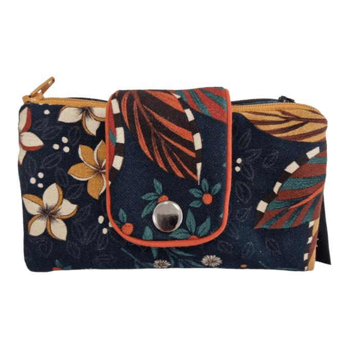 Portefeuille Nomade - River bleu nuit