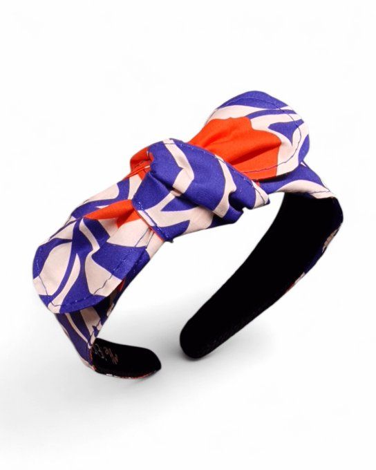 Serre tête Noué Coquelicot