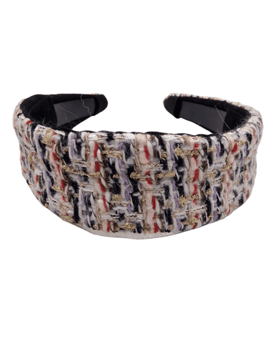 Serre tête Classic Collection Gossip - Trame Royale blanc et lurex