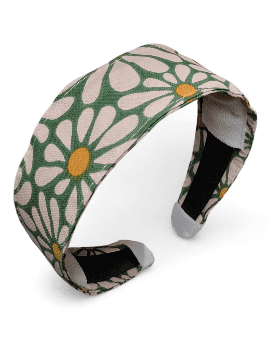 Serre tête Classic - Marguerite vert