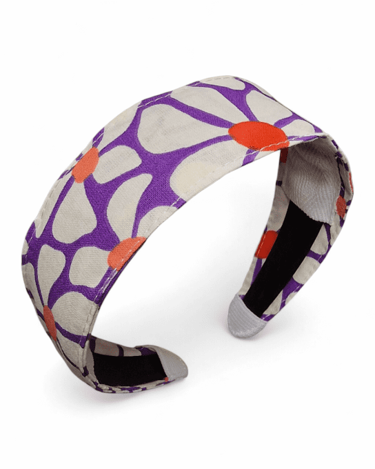 Serre tête Classic - Marguerite violet