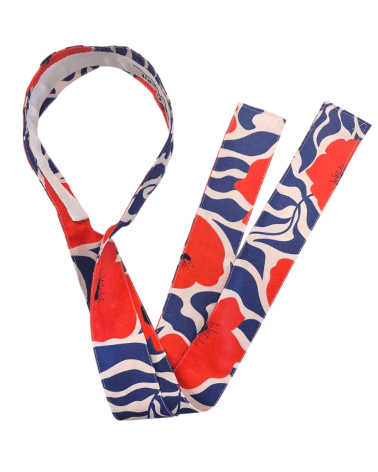 Serre tête Boho - Coquelicot