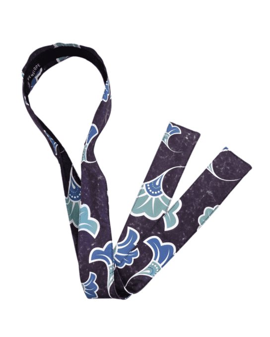 Serre tête Boho - Fleurs de mariages bleues