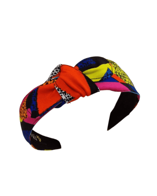 Serre tête Noué wax Pop